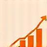 Impact icon showing an upward trending chart